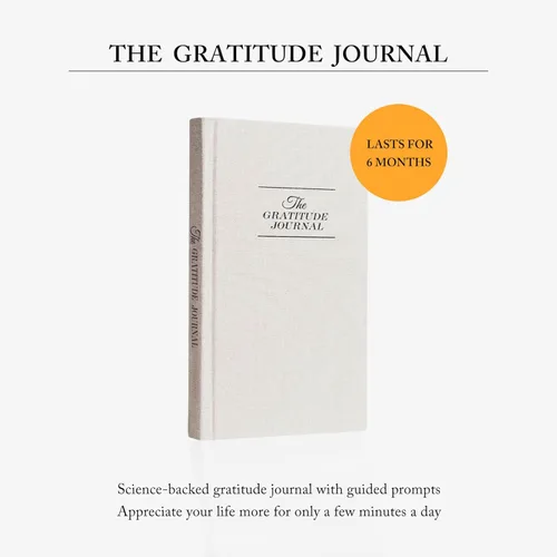 Miniatura 5 de El Diario de Gratitud - para más atención plena, felicidad, vibraciones positivas, afirmaciones, productividad y autorreflexión - Diario diario sin