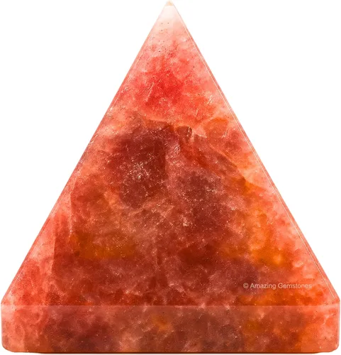 Miniatura 8 de Piedras Curativas de Cristal de Pirámide de Cuarzo Claro de Amazing Gemstone - Figura de Gran Pirámide de 2" de Piedra Natural para Meditación