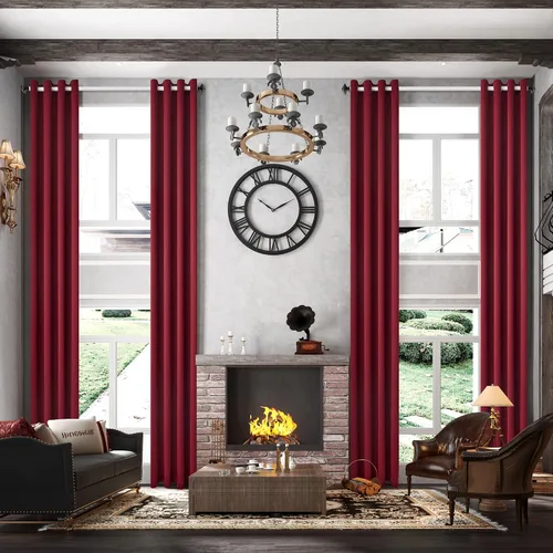 Miniatura 7 de Niyati Cortinas opacas extralargas – Cortinas de sala de estar de 2 pisos de alto – Cortinas altas para techos altos o cortinas largas de ventana