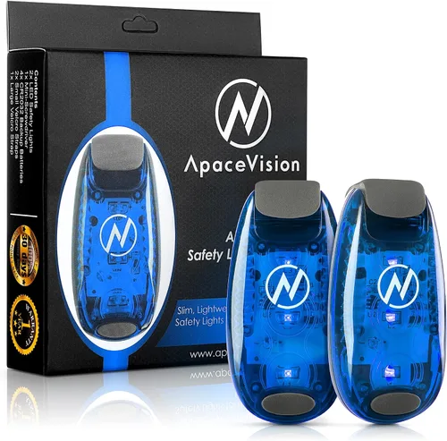 Miniatura 15 de LED Safety Light (2 Pack) - Clip On Strobe/Running Lights for Runners, Dog, Bike, Walking, Boat, Kayak, Stroller and More - High Visibility Blanco