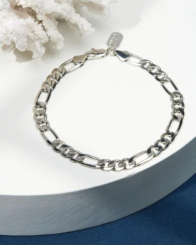 Miniatura 2 de Nautica Pulsera para hombre - Pulsera de cadena de eslabones Figaro