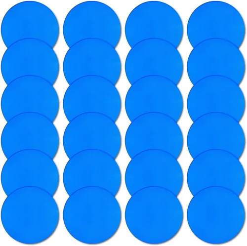 Miniatura 8 de Marcadores de punto de polietileno de 4 pulgadas/9 pulgadas, de goma antideslizante, marcadores de agilidad de conos de campo plano, puntos de suelo