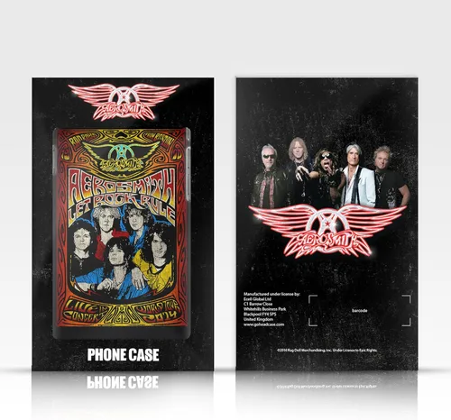 Miniatura 6 de Head Case Designs Officially Licensed Aerosmith Rocks Classics Leather Wallet Case Compatible with Motorola Moto G73 5G