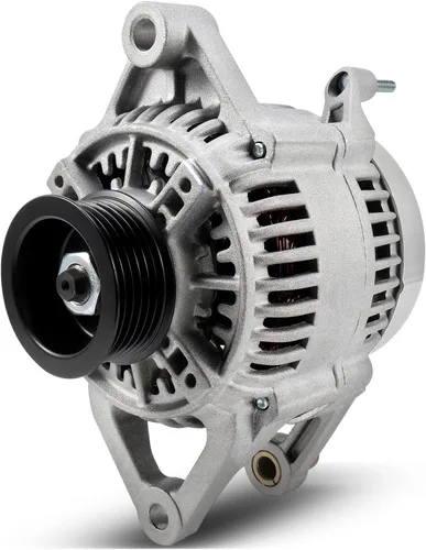 Miniatura 11 de Alternador apto para Chevy para Buick, reemplazo de alternador de alto rendimiento para 1 un cable autoexcitante, para alternador GM Chrome ADR0335