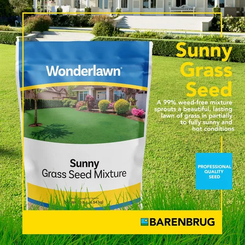 Miniatura 3 de Barenbrug Wonderlawn Landscaper - Mezcla de semillas de césped multiusos de 15 libras, cubre 3,000 pies cuadrados