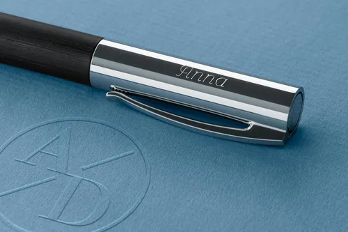 Miniatura 2 de Faber-Castell Ambition - Pluma estilográfica, resina negra, ancha