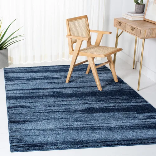 Miniatura 12 de SAFAVIEH Retro Collection - Alfombra decorativa, 2 pies 3 pulgadas x 5 pies, gris oscuro y gris claro, diseño abstracto, no desprende pelusa