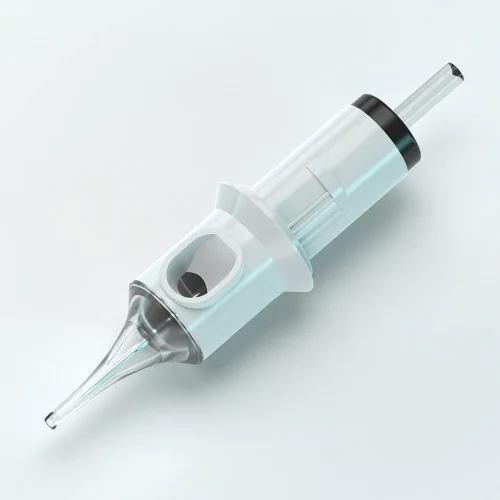 Miniatura 9 de HAWINK Agujas de cartucho para tatuaje #12 Estándar 3 delineador redondo X-Taper 50 piezas con membrana desechable profesional EN05S-50-1203RLT