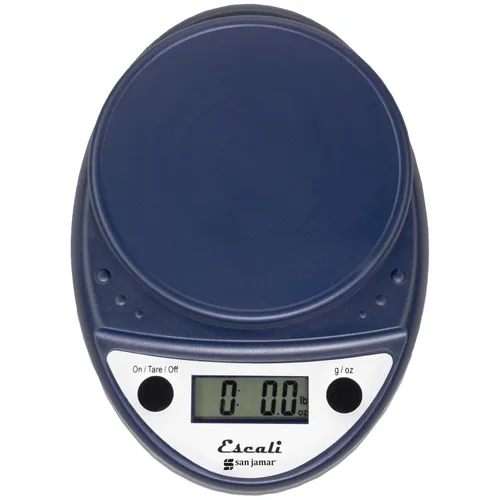 Miniatura 2 de San Jamar Báscula digital, 11 lb / 5 kg - azul rey