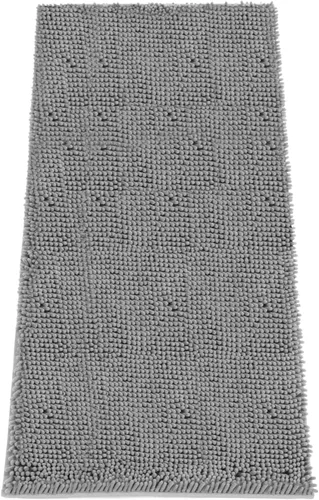 Miniatura 23 de Alfombra absorbente para perros para patas sucias, 120" x 36" alfombras de chenilla para interiores para la entrada, alfombra antideslizante lavable