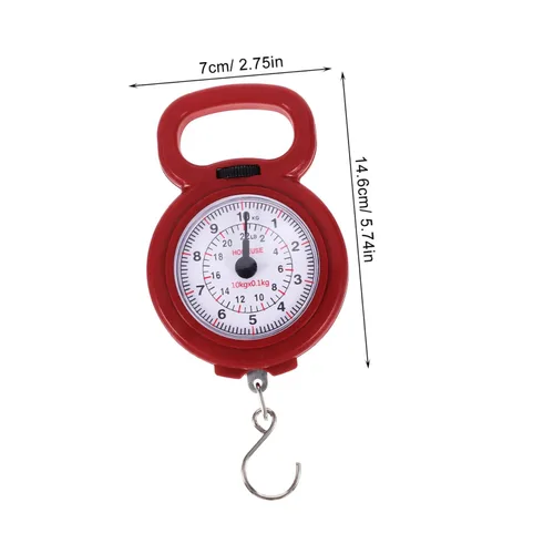Miniatura 2 de Báscula de mano para colgar, báscula de pesca industrial, báscula digital electrónica para colgar para granja, caza, pesca, equipaje al aire libre