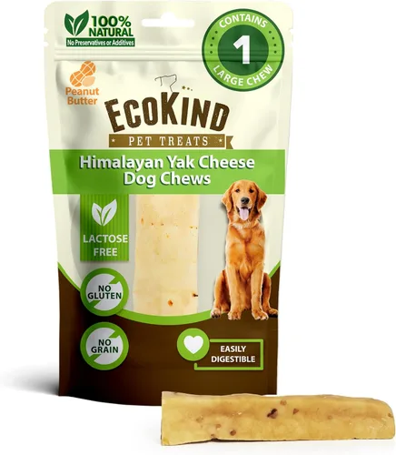 Miniatura 12 de EcoKind Premium Gold Yak Cheese - Masticables para perros del Himalaya, golosinas saludables para perros de todas las razas y tamaños, todo natural
