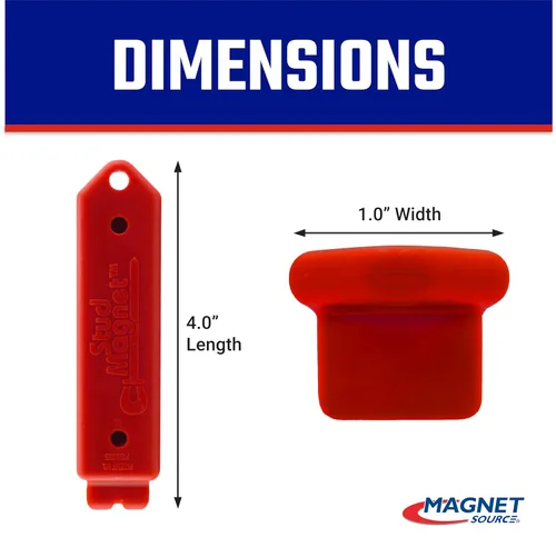 Miniatura 3 de Master Magnetics Buscador magnético de pernos con escudo – Tornillo para paneles de yeso y herramienta de detección de uñas – Fabricado con imanes