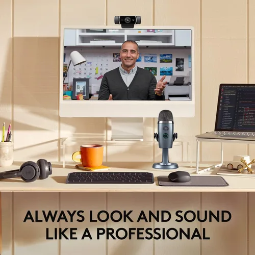 Miniatura 5 de Logitech C922x Pro Stream Webcam - Cámara Full HD de 1080p con micrófono USB de condensador profesional Blue Yeti Nano