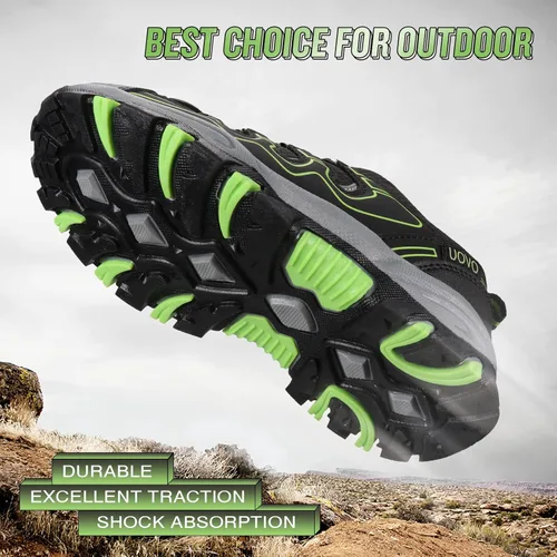 Miniatura 2 de UOVO - Zapatos deportivos para niños, tenis para correr, impermeables, para senderismo, atléticos, al aire libre, antideslizantes