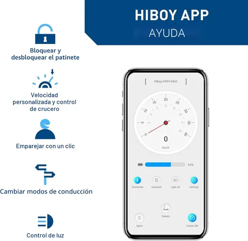 Miniatura 8 de Scooter eléctrico Hiboy S2 Pro, motor de 500 W, neumáticos sólidos de 10 pulgadas, rango de 25 millas, 19 mph, scooter eléctrico plegable para S2