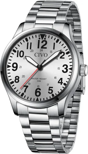 Miniatura 19 de CIVO Military Watch for Men Waterproof: Analog Mens Watches Classic- Field Wrist Watches for Man