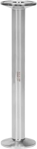 DERNORD Tubo sanitario de bobina de triple abrazadera, acero inoxidable 304, abrazadera triple de 1.5 pulgadas, tubo de 3/4 pulgadas OD, longitud de
