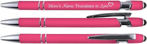 Miniatura 2 de Greeting Pen Mom Comfort Feel - Lápiz capacitivo de metal, paquete de 6 (6080)