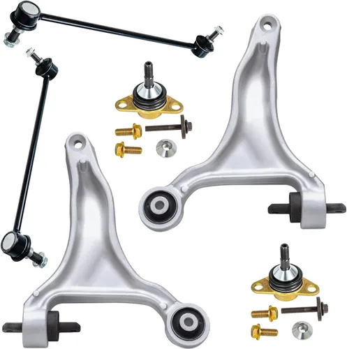 Miniatura 261 de Detroit Axle - Kit de extremo delantero para Chrysler 300 Dodge Charge Challenger 2011-2023, 2 brazos de control inferiores traseros 2 rótulas