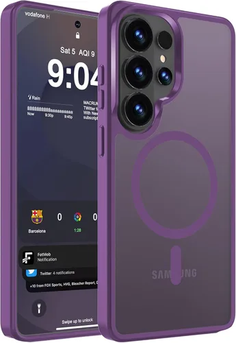 Miniatura 29 de WRJ Funda magnética para Samsung Galaxy Z Fold 7, [protector de pantalla integrado] [compatible con Magsafe], protección de bisagra de cuerpo