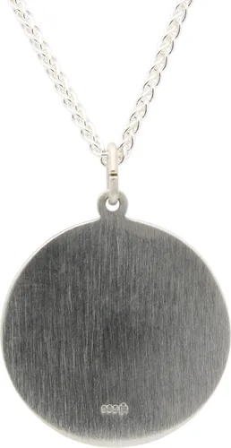 Miniatura 3 de Collar con medalla de St ChristopherMedallón de plata esterlina 925 y cadenaGrabado personalizadoCaja de regalo.