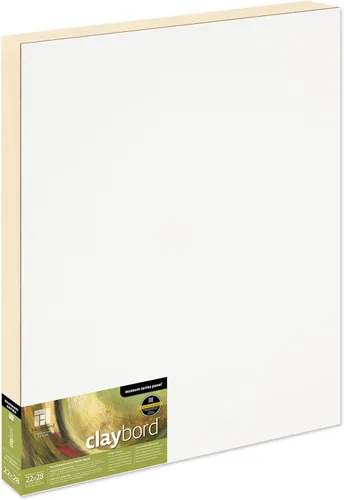 Miniatura 46 de Ampersand Art Supply Panel de pintura de madera: Serie Museo Claybord, 10 "x 10", 2" Perfil con acunado Perfil con cuna de 2