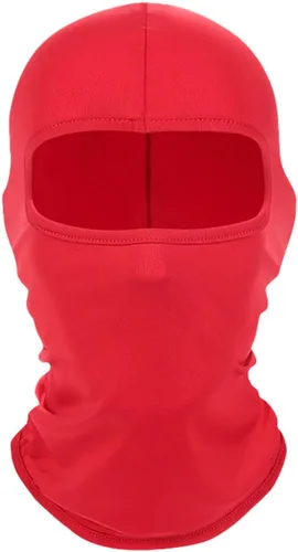 Miniatura 8 de Kewucn Pasamontañas de esquí de cara completa, protección contra los rayos UV y el viento, máscara facial para clima caluroso de verano, Negro
