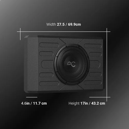 Miniatura 4 de Stinger Ford Bronco (2021+) - Caja de subwoofer montada en la puerta oscilante de 800 W de 12 pulgadas, subcaja compacta sellada para añadir graves