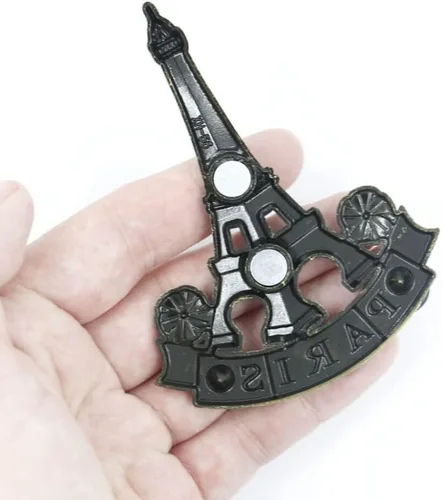 Miniatura 3 de Imán de nevera de metal 3D Torre Eiffel París Francia recuerdo decoración regalo imán nevera imanes