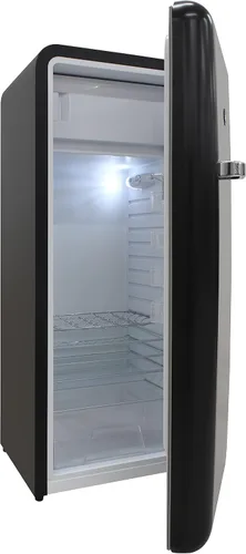 Miniatura 3 de BRAMA Refrigerador retro con congelador superior, 9.9 pies cúbicos, refrigerador completo para apartamento, condominio, casa, cocina, 24 pulgadas
