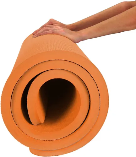 Hatha Yoga - Tapete de yoga de 4/5 pulgadas de elastómero termoplástico, tapetes de fitness y ejercicio de gran tamaño 72 pulgadas de largo x 32