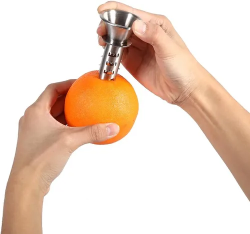 Miniatura 3 de Exprimidor de acero inoxidable para limones, limas, naranjas, manual de mano, prensa cítrica 304, herramienta de cocina, exprimidor de frutas