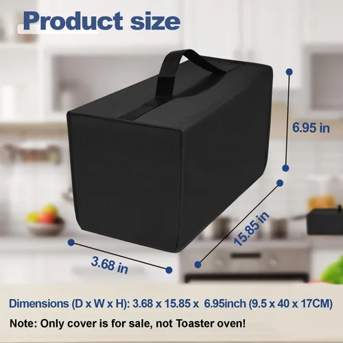 Miniatura 4 de Funda para Tostadora Bella de 2 Rebanadas Delgada, Funda para Tostadora de 2 Rebanadas, Impermeable Resistente al Calor A Prueba de Polvo Funda