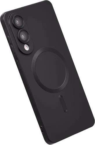 Miniatura 74 de Funda magnética para Samsung Galaxy S22 Ultra, silicona suave, delgada, antiarañazos, con protección de cámara, compatible con MagSafe, color negro