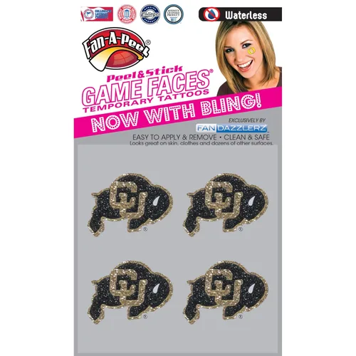 Miniatura 258 de Fan-A-Peel Tatuajes temporales sin agua del estado de Florida, hipoalergénicos, para despegar y pegar, tatuajes temporales impermeables, con Florida