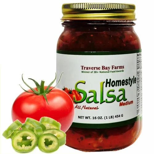 Miniatura 19 de Traverse Bay Farms Salsa gruesa - Caliente: fabricada en pequeños lotes con la mayor cantidad de productos cultivados localmente como sea posible.
