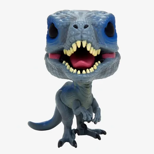Miniatura 3 de Funko POP Jurassic World Fallen Kingdom - Figura de vinilo azul [Velociraptor] Pop (incluye funda protectora compatible con caja Pop Box)
