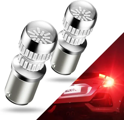 Miniatura 19 de AUXITO Bombilla LED 1157 blanca, superbrillante 2057 2357 7528 BAY15D, bombillas LED para respaldo, señal inversa, intermitente, estacionamiento