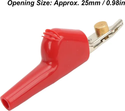 Miniatura 4 de Pinzas de cocodrilo de metal, abrazadera de clip de cocodrilo para conector surtido, abrazadera de batería eléctrica con aguja, pinzas de cocodrilo