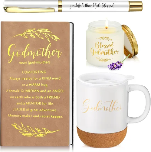 Miniatura 11 de Hushee 4 piezas de regalos cristianos para hombres, taza de café del hombre de Dios, diario de oración, vela perfumada, bolígrafo bíblico, regalos