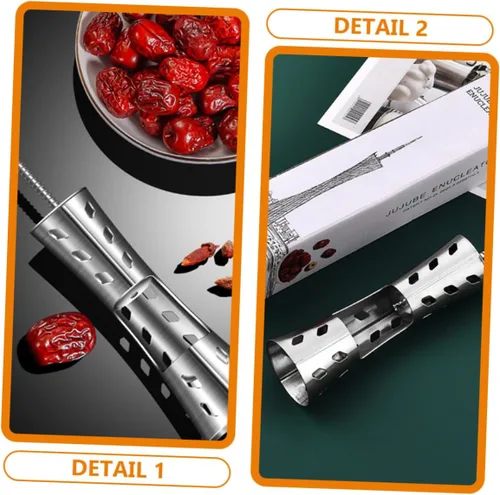 Miniatura 3 de LIFKOME Cherry Pitter Cherry Core Cherry Depitter Cherry Fruit Pitter Herramienta Corer y Pitter Red Date Pitter Vegetal Tool Plantador Deseeded