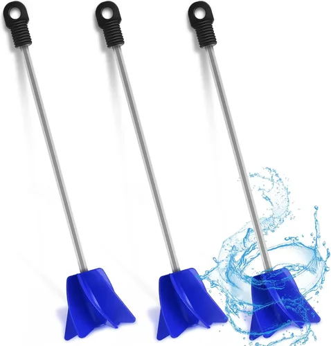 Miniatura 11 de Loosh 12 agitadores de pintura de 11 pulgadas para taladro, accesorio mezclador de pintura, mezclador epoxi hélice para resina de hormigón, paleta