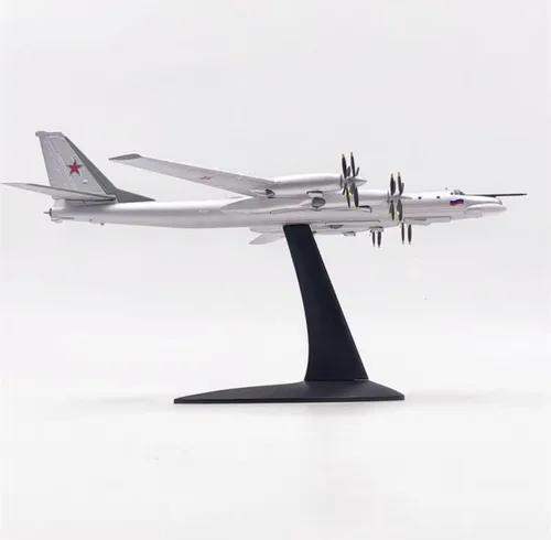 Miniatura 4 de Tu-95 Bear Strategic 1/200 Diecast Aircraft Model Interchange Mode