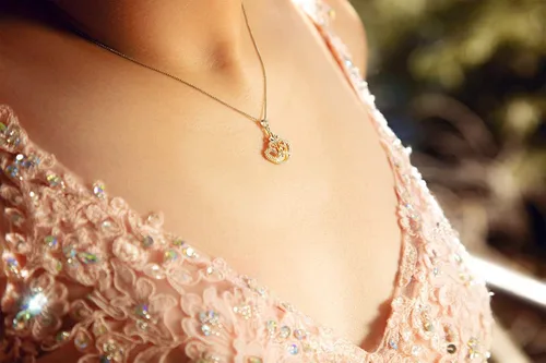 Miniatura 5 de Collar o aretes de plata de ley para regalo de quinceañera, regalo dulce para niñas de 15 años con 15 circonita cúbica brillante, Circonita cúbica