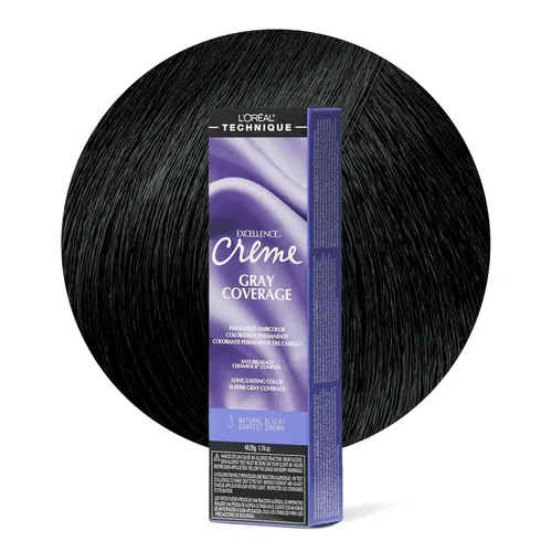 Miniatura 8 de L'Oréal Technique Excellence Crème Permanent Hair Color Long-Lasting Hair Dye Rich Formula with No-Drip Application Superb Gray Coverage For
