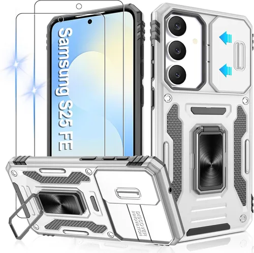Miniatura 63 de Gritup para Samsung Galaxy S22 Funda con protectores de pantalla HD de 2 paquetes y cubierta deslizante para la cámara, protección contra caídas