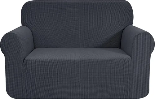 Miniatura 54 de CHUN YI - Funda elástica de 1 pieza para sillón grande, funda protectora suave de Jacquard con elastano, detalle de cuadros y parte inferior