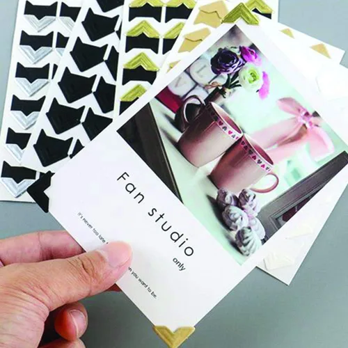 Miniatura 5 de 120 calcomanías autoadhesivas de papel para álbumes de recortes, libro de fotos, diario personal y adhesivos de diario (blanco)