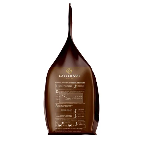 Miniatura 3 de Callebaut Callets de Chocolate Belga Oscuro Cobertura Semidulces, 54.5% - 5.5 Libras